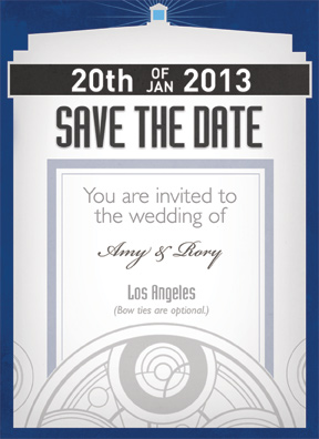 Illustration for article titled Geeky Save-the-Date cards for couples joining their lives in fandom